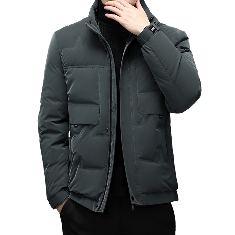 冬新款男90%白鸭绒羽绒服保暖时尚休闲立领XS98986-P208,男装羽绒服,钱塘6003A(原)4033A