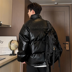 棉衣男韩版潮流冬季新款ins港风休闲百搭棉服外套MF8108P118图片