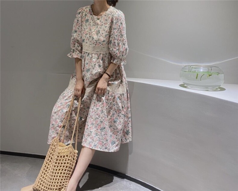 【现货】重工刺绣连衣裙，女装连衣裙，驿谷