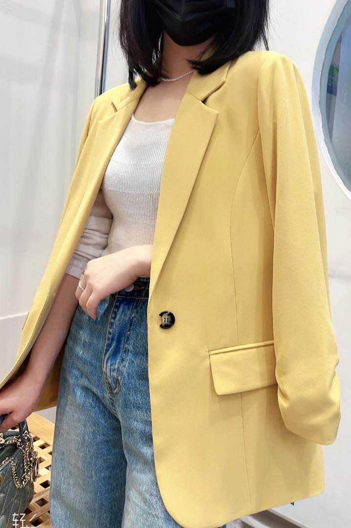 春款西装外套，女装西装，爱俪佳娜