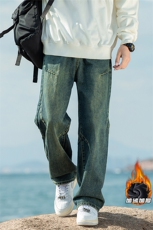 2024GK24124加绒海景大码美式直筒牛仔裤M-5XGK24995-特P50，男装牛仔裤，电商A022
