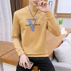 大货已备 春季跑量款长袖T恤圆领韩版潮流男卫衣A112-W2730-P16图片