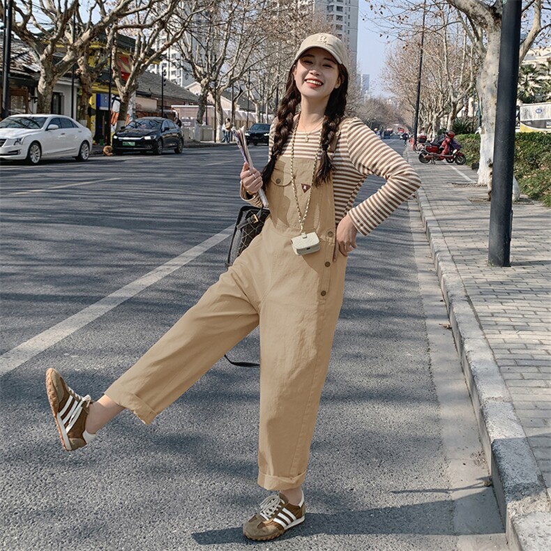 (2024新款现货)学院风背带裤两件套212A-8852-P135-K199,女装套装/套裙,浙宝212A