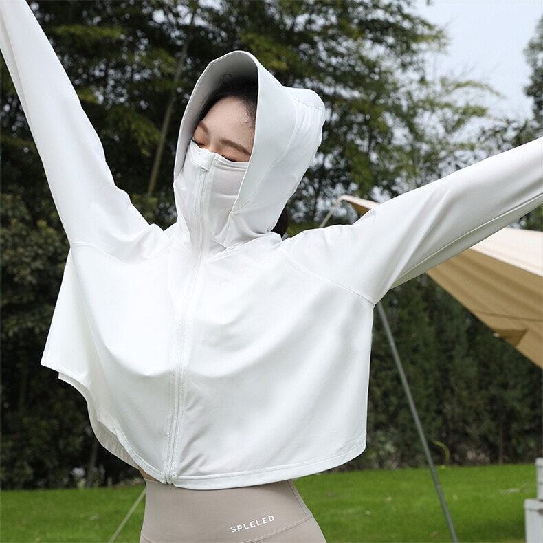 夏季新款冰丝防晒衣短款外套防紫外线遮阳服女皮肤衣凉感F066-P25,男装防晒衣,星座1403A