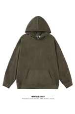 抖音供货高品质麂皮绒光板连帽卫衣A158-WY001-P35特价控68，男装卫衣，电商A158