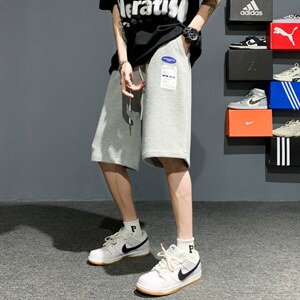 ！2023夏季新款男士华夫格短裤百搭运动五分裤中裤DK666P25图片