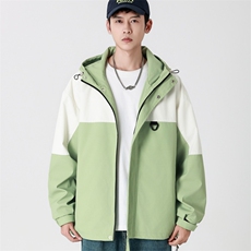 Cityboy情侣时尚连帽冲锋衣外套夹克团体班服，男装夹克，星座301D-5(原星座1415）