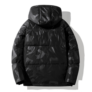 新标冬装情侣款连帽羽绒服男士白鸭绒外套百搭时尚潮加厚P155图片