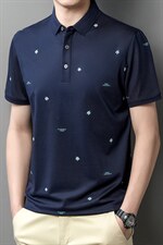 2023夏季新款短袖t恤男士夏装冰丝polo衫衣服中老年男装体恤上衣，男装T恤，电商B212（原钱塘6029）