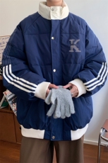 ！2024冬季新款男士立领棉服撞色情侣棉衣外套MY202特P80，男装棉衣，电商B220