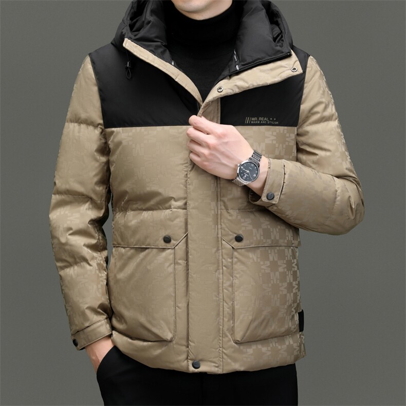 BNYR3982钱塘2020-2时尚简约冬季厚款中年男士90鸭绒羽绒服P275,男装羽绒服,钱塘207-2