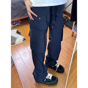 【有货】藏青色工装裤男款户外登山美式机能冲锋裤KZA139LL-特P43图片