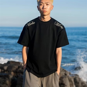 液氨棉260克刺绣短袖图片