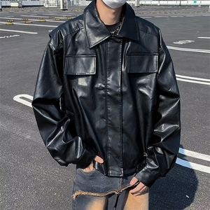 美式复古高街夹克男2024年春秋季新款潮牌宽松棒球服外套图片