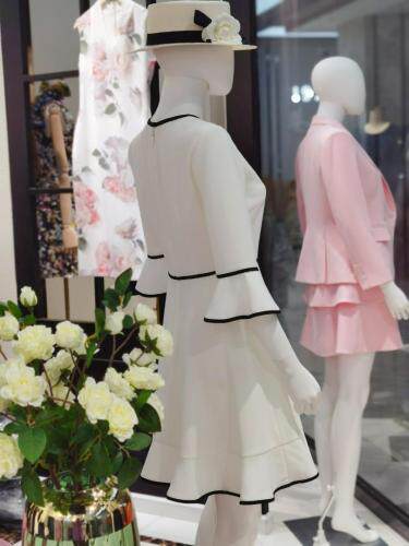 蝴蝶结，喇叭袖连衣裙！，女装连衣裙，TALEEN 泰琳