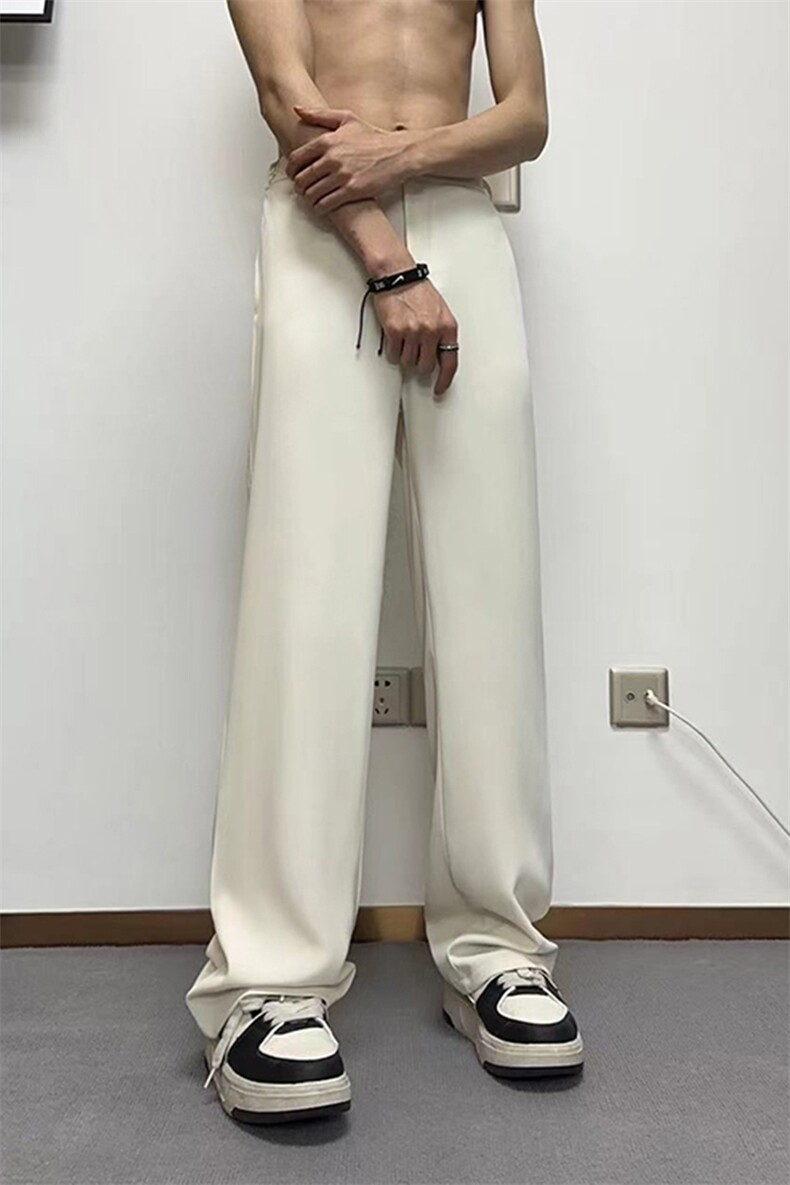 春夏裤子男款潮牌百搭宽松直筒裤高街美式微喇西装裤XK302-P50,男装西服套装,电商A178