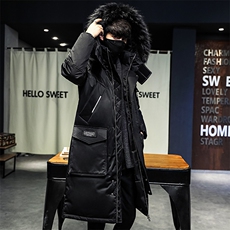 价格调整按市场嘴低价拿货大毛领长款修身户外羽绒服，男装羽绒服，星座301D-5(原星座1415）