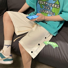 XZ616夏季新款华夫格排扣短裤五分裤TY321P30控39，男装休闲裤，星座512A（原616）