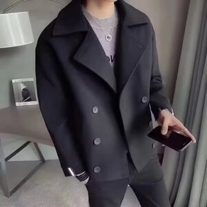 1506/Q4200/P50新款翻领小众风衣韩系翻领宽松休闲外套图片