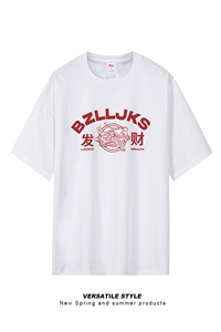 得物供货 2025新款纯棉200克龙印花短袖A158-T2416-P16特价控29图片