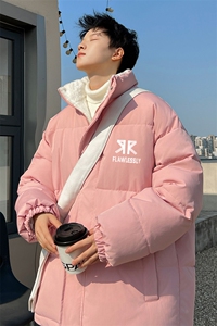 ！2023冬季新款男士简约立领棉衣棉服外套MY123P70图片