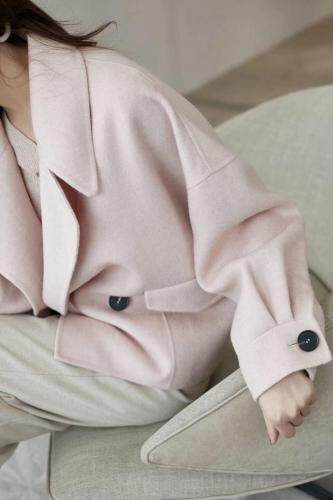 冬季新款双面羊绒大衣，女装，拉嘉图