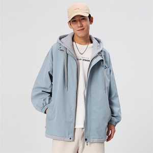 秋冬款棒球服外套男潮牌无影墙假两件情侣学生夹克22111-P73控118图片