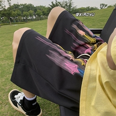 XZ616夏季新款冰丝网眼发泡星星短裤休闲五分裤TY867P35控48，男装休闲裤，星座512A（原616）