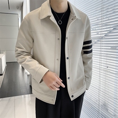 轻熟风~秋冬新款三条杆设计休闲夹克外套K371/P100，男装夹克，电商B331