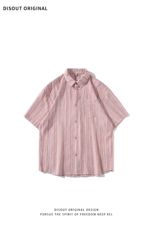 特P30无差价新款夏季潮流时尚衬衫-HC2190日系白底，男装衬衫，电商A003