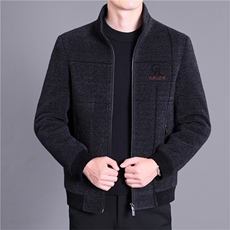 2023新款男士雪尼尔加棉加厚外套男装休闲中年衣服BD0222-P145，男装棉衣，星座1105-3