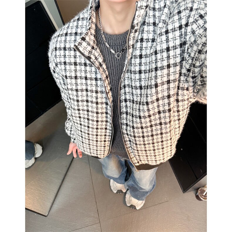 伦敦街头时尚加棉棉衣学院风时髦文艺复古百搭上衣HY877P90,男装棉衣,电商A102B