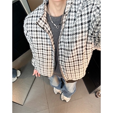 伦敦街头时尚加棉棉衣学院风时髦文艺复古百搭上衣HY877P90，男装棉衣，电商A102B