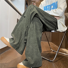 秋季新款小香风褶皱设计百搭灯芯绒休闲裤B315-K25492-特p35控68，男装休闲裤，电商B315