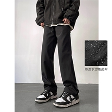现货~美式冲锋裤显瘦加绒加厚休闲裤1XZ502-K726-P45加绒50控68，男装卫衣，星座502