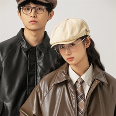2026冬季新款男装日系潮牌纯色休闲皮衣棉服加厚外套MY382-F145，男装皮衣，电商A101（原外27）