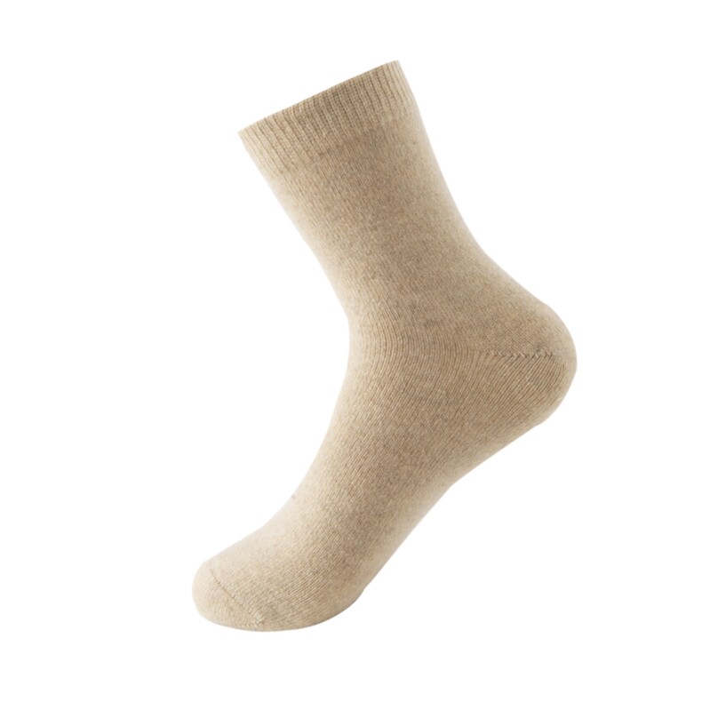 2025年秋季新款百搭女士常规加厚羊绒袜男女同款，袜子，绒上羊绒