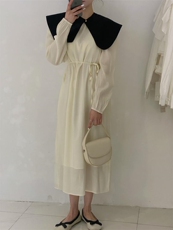 可脱卸两件套连衣裙，女装连衣裙，驿谷