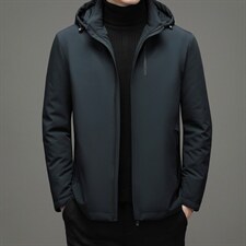 21冬季新款潮流休闲外套羽绒服中年男士短款羽绒SNNYR867055-P265，男装羽绒服，电商B212（原钱塘6029）