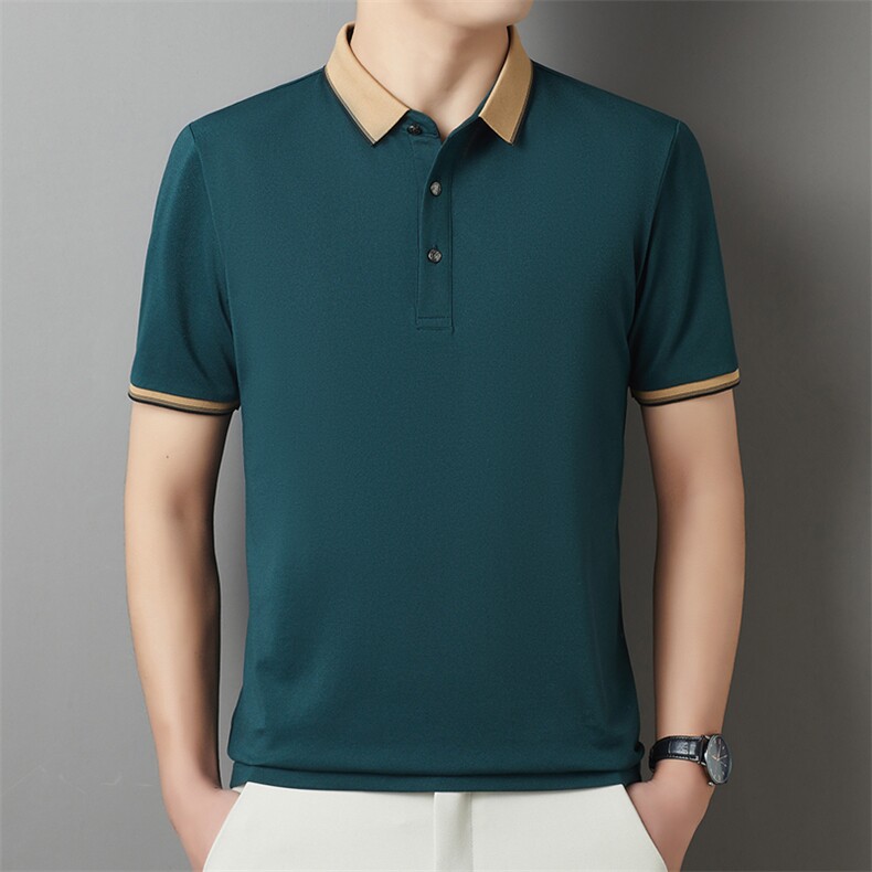 polo衫男夏季t恤男短袖翻领商务男时尚装潮流半袖体恤HX2751-P52,男装Polo衫,星座1105-3