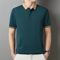 polo衫男夏季t恤男短袖翻领商务男时尚装潮流半袖体恤HX2751-P52，男装Polo衫，星座1105-3