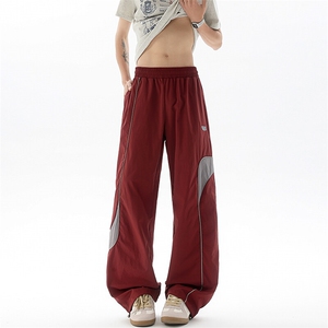 D206-1 8XL-M 美式速干运动裤男宽松抽绳复古休闲裤子冲锋裤K9146图片