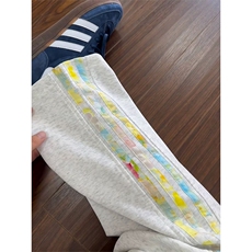 彩色花卉三条杠卫裤休闲裤ZK0421-特批30，男装休闲裤，星座313A(原308A-2)