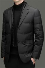 BZX8189钱塘2020-2商务休闲简约冬季厚款中年男士羽绒服P195，男装羽绒服，钱塘207-2