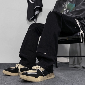 B221 2023秋冬新款 美式ins高街小众铆钉牛仔裤 LK22021-P60 控78图片