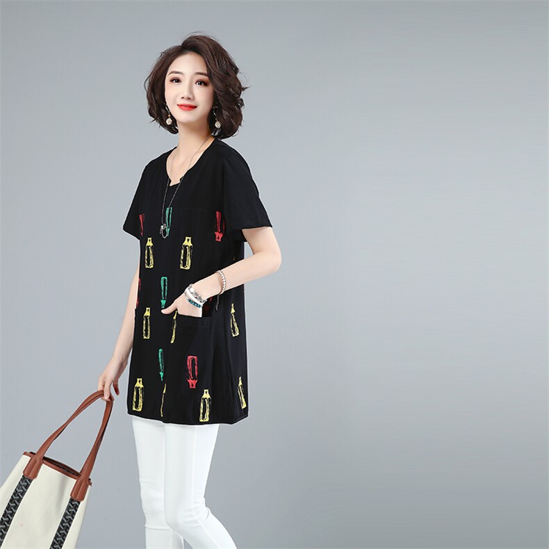 2021夏款大码女装女花色上衣215款，女装大码女装，秋牧寒烟