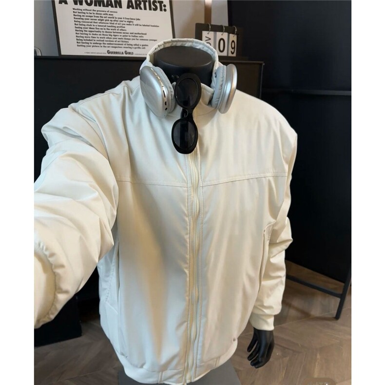 GTAL美式飞行员夹克棉服男款冬季短款加棉夹克高级感痞帅立领棉衣,男装夹克,电商C213(原B265)