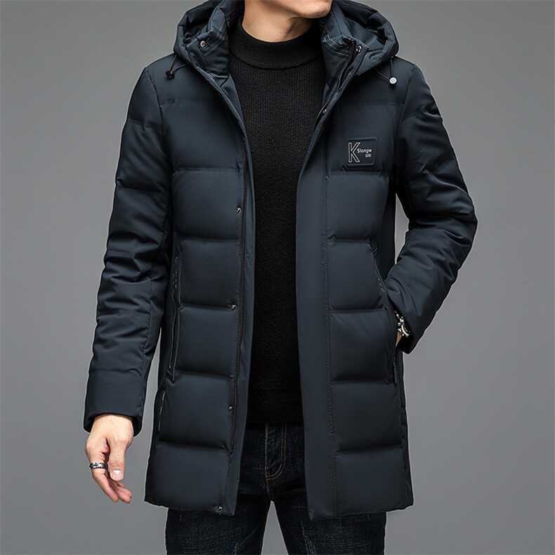 羽绒服2022保暖休闲中长款青年保暖鸭绒外套男装上衣HD6808-P285,男装羽绒服,星座1105-3