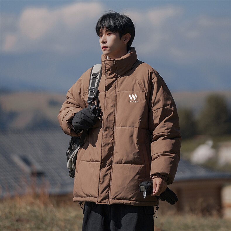 新疆山系港风冬款字母印花百搭休闲棉服A247-MY83712特批75控118,男装棉衣,电商A247