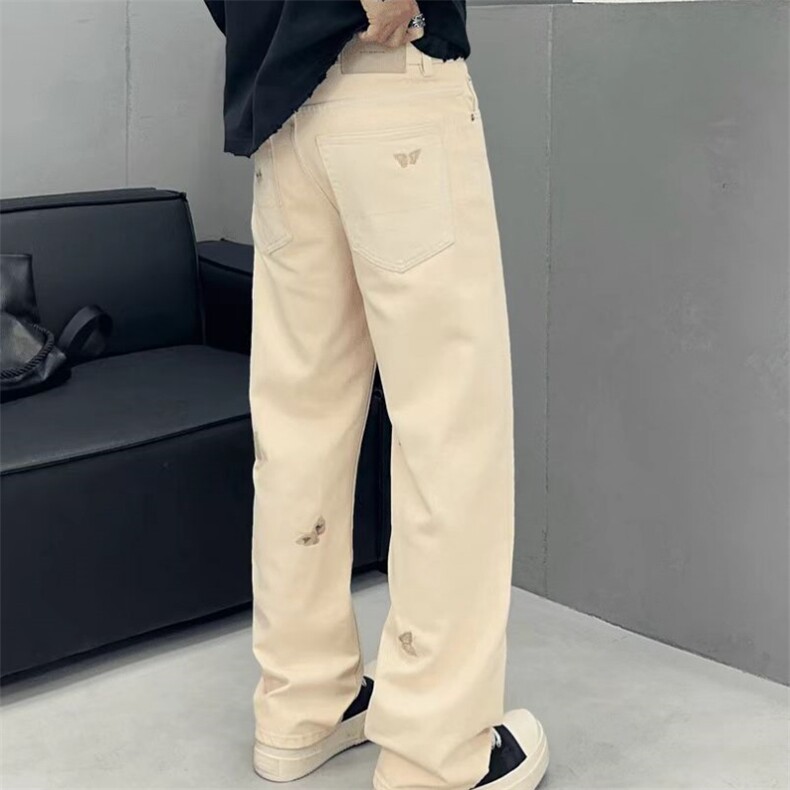 1506-1/KT3531/P57重工刺绣直筒牛仔裤男款欧洲站时尚新款百搭,男装牛仔裤,星座1506-1
